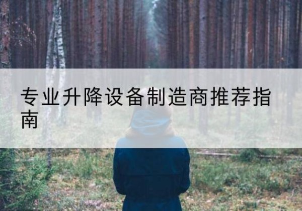 望奎电动剪叉升降平台厂家-专业升降设备制造商推荐指南